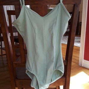 Mirella Ladies Seamed Cami Leotard - Seafoam